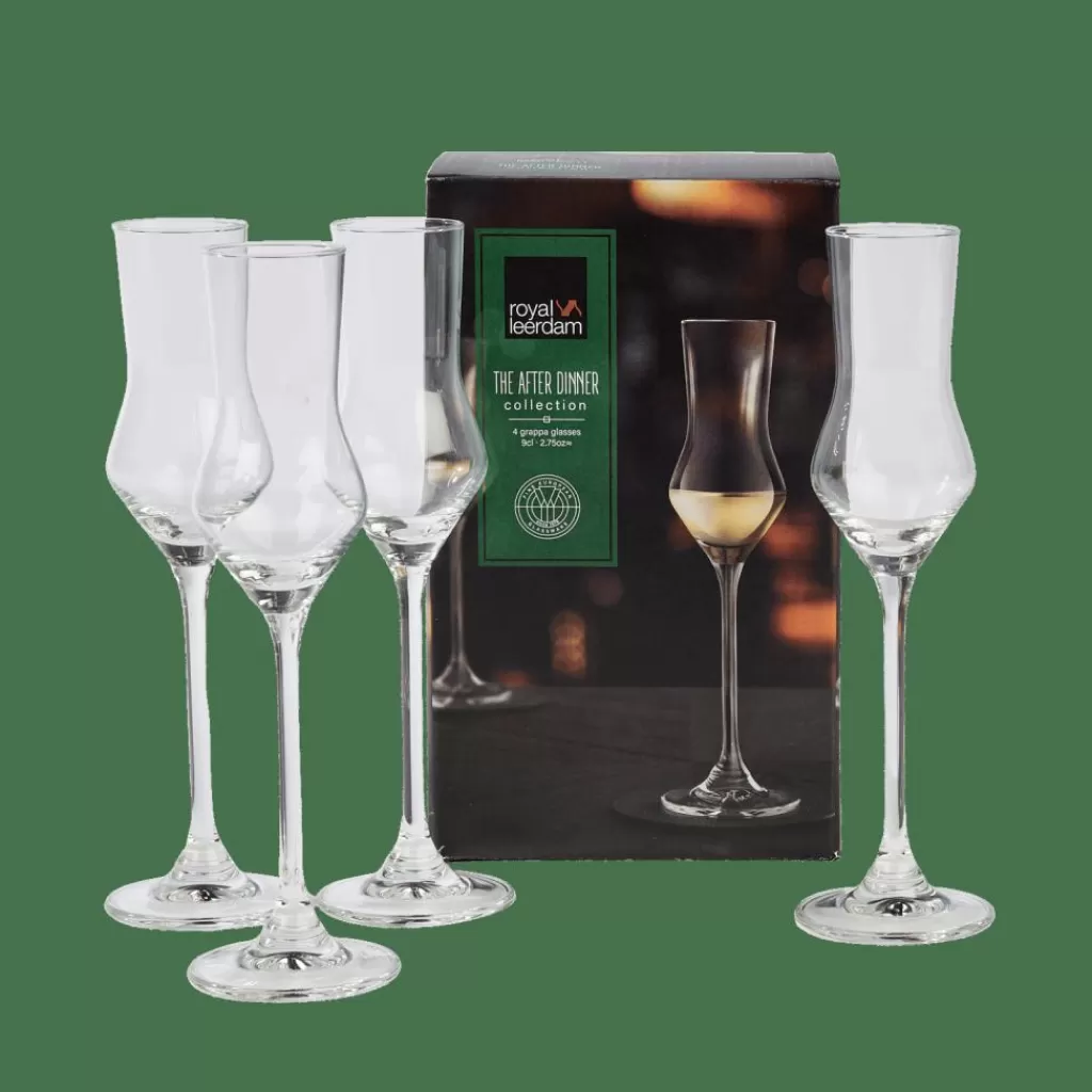 Discount CASA AFTER DINNER Copo Para Grappa Conjunto De 4 Transparente