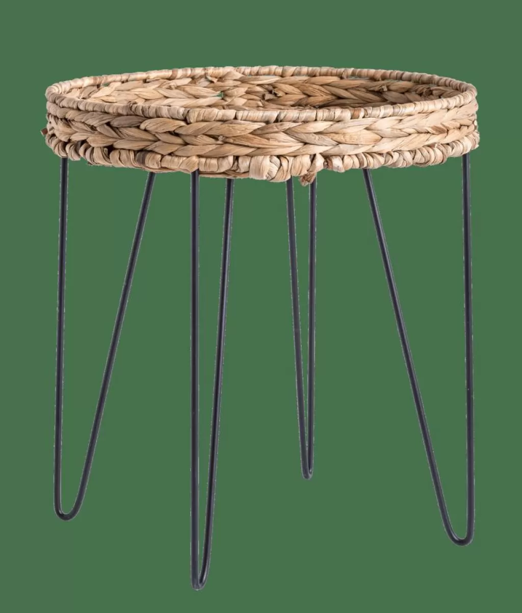 Discount CASA AKELA Mesa Auxiliar Preto, Natural
