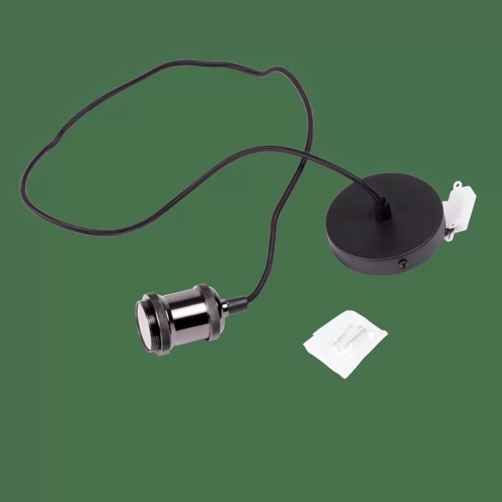 Cheap CASA ALU Candeeiro De Teto Preto, Metal