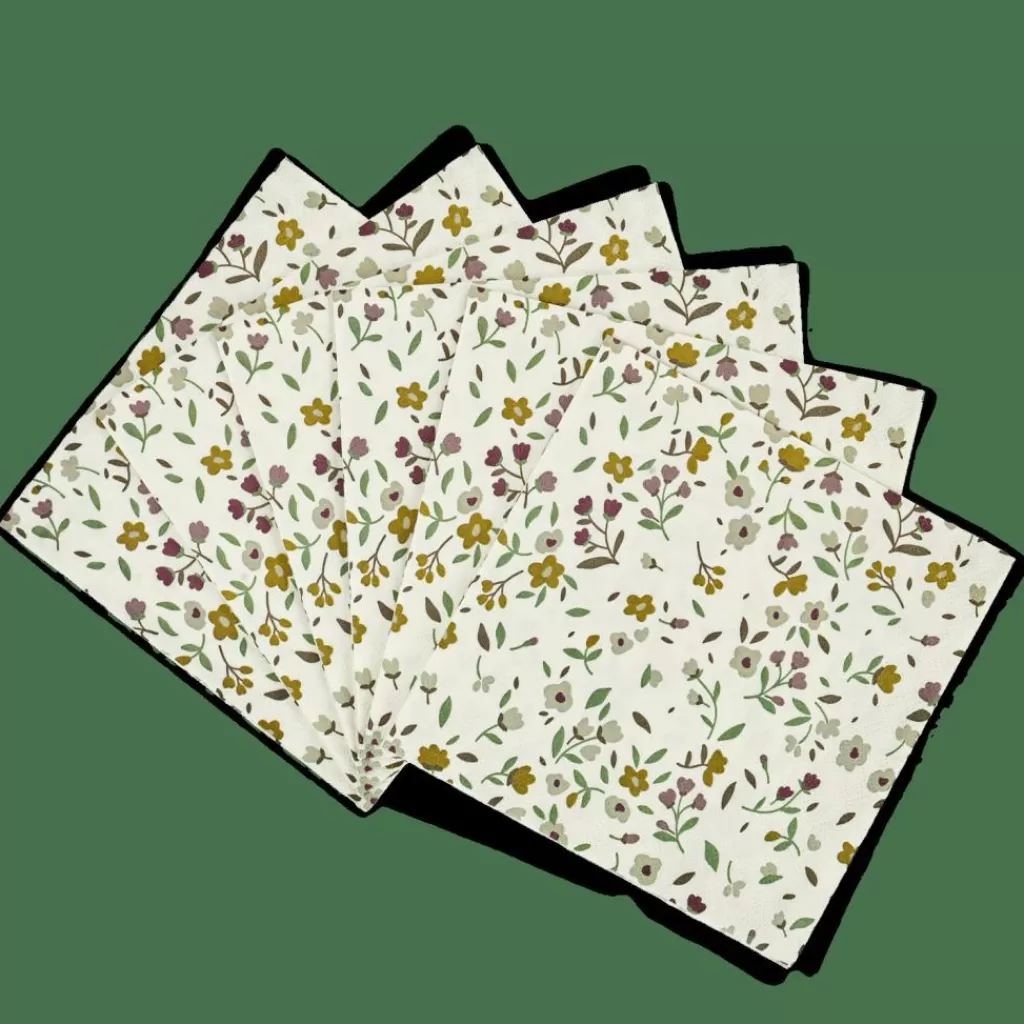 Discount CASA AURELLE Guardanapos Conjunto De 20 Multicolor