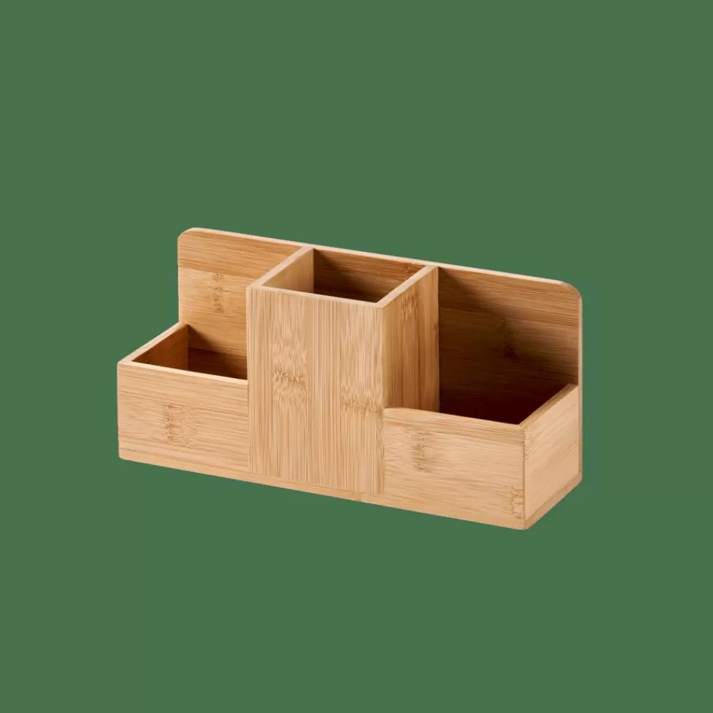 New CASA BAMBOO Caixa-canetas Natural