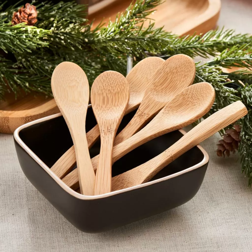 Shop CASA BAMBOO Colheres Conjunto De 6 Natural