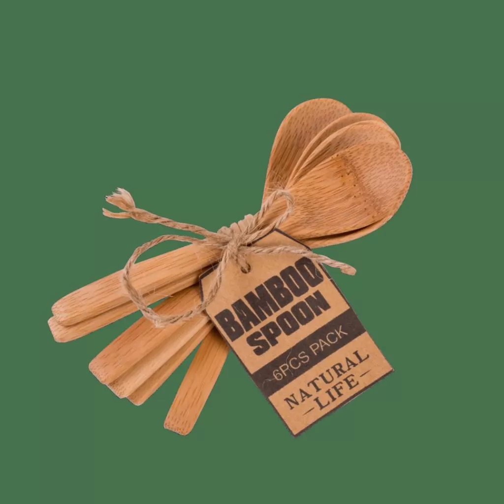 Shop CASA BAMBOO Colheres Conjunto De 6 Natural
