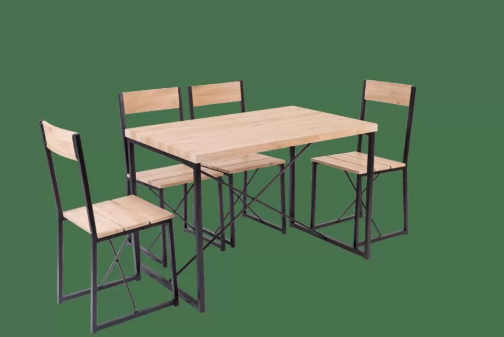 Discount CASA BASIC Conjunto Jantar Natural