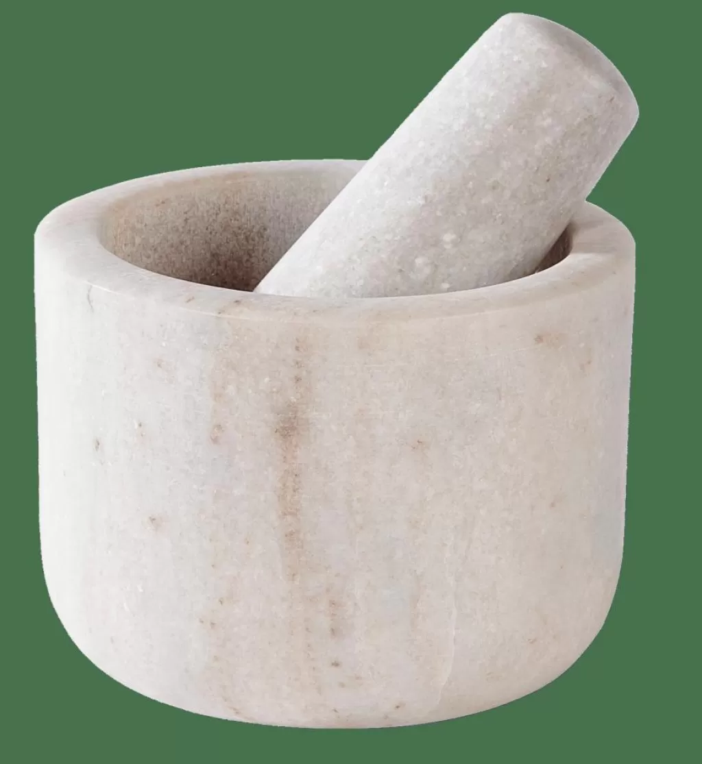 Fashion CASA BEIGE GRANITE Almofariz Com Pilão Bege