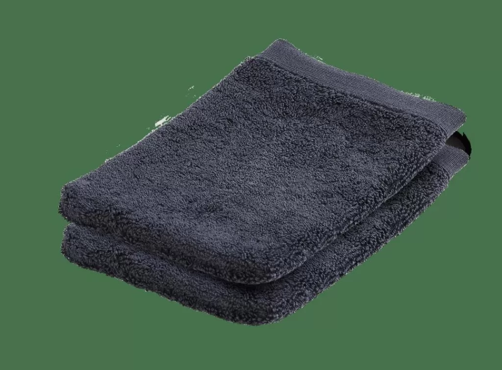 Discount CASA B-LUX Luvas De Banho Conjunto De 2 Cinzento