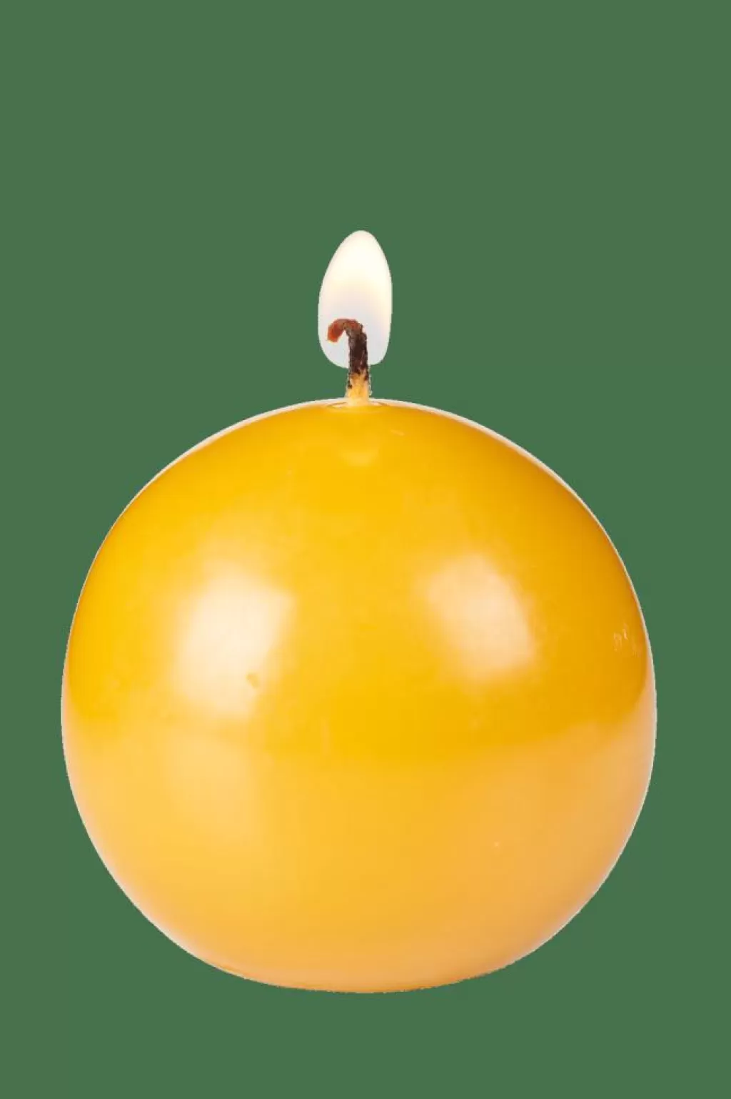 Store CASA BOLA Vela Bola Amarelo