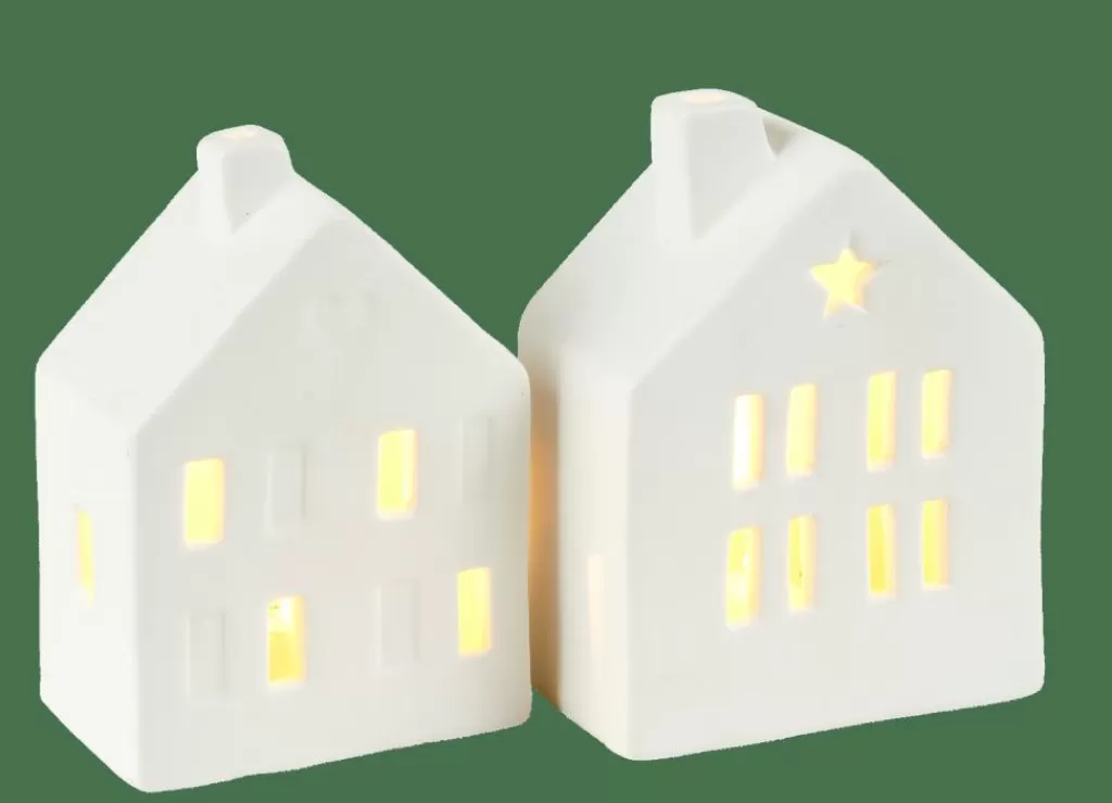 Online CASA CASITA Decoração Com LED Branco