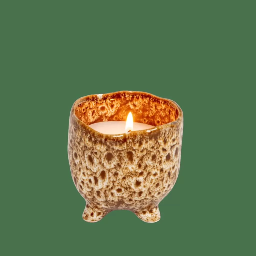 Flash Sale CASA CERAMIC Vela Em Pote Castanho