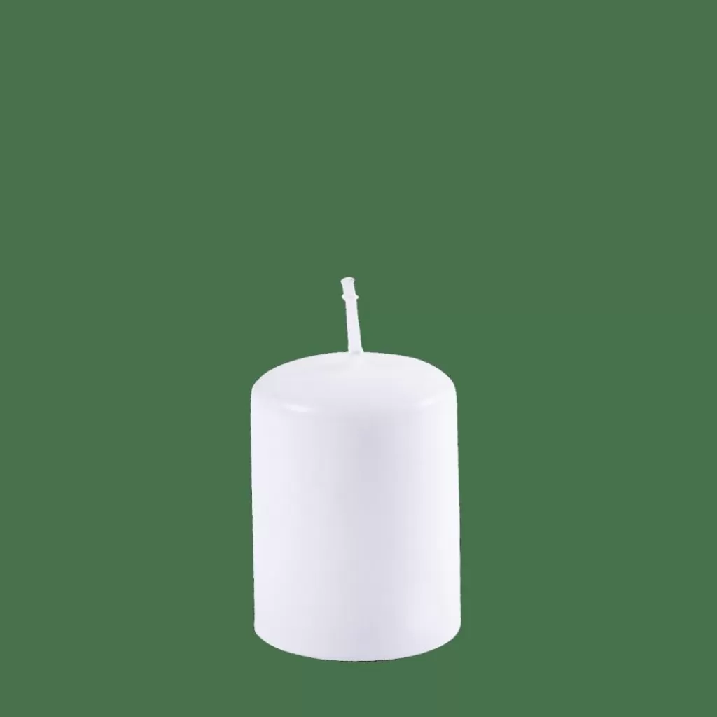 Online CASA CILINDRO Vela Cilíndrica Branco