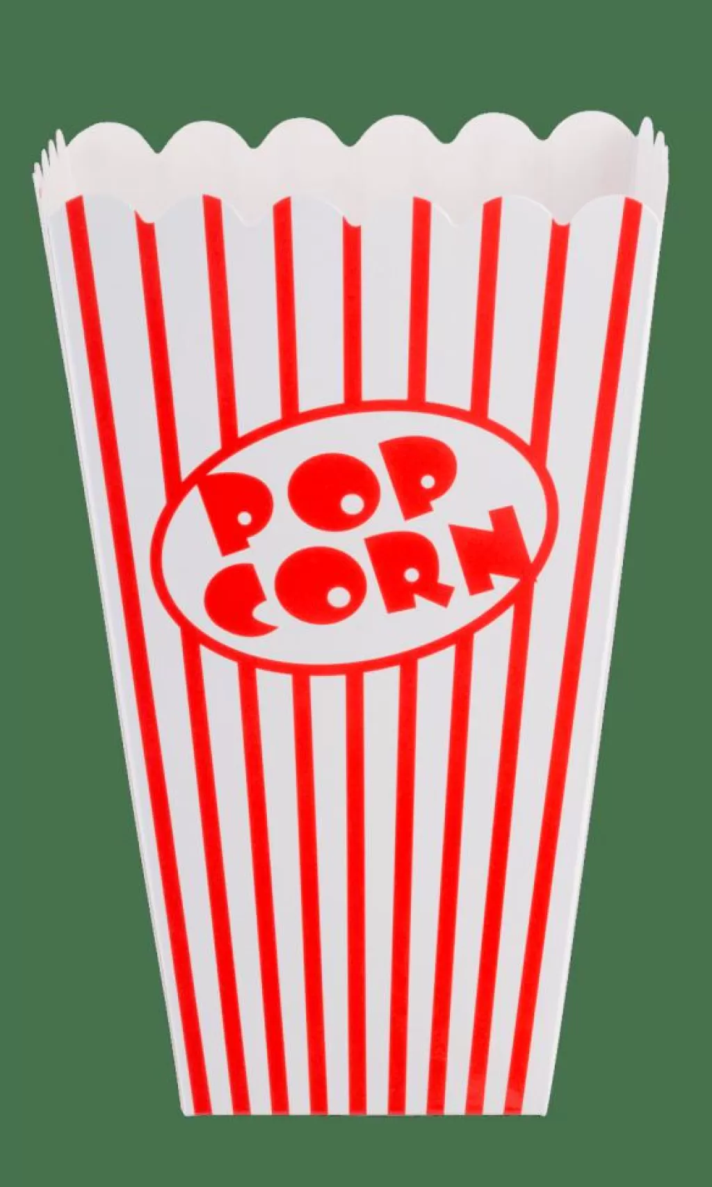 Outlet CASA CINEMA Caneca Pipocas Conjunto De 8 Branco, Vermelho