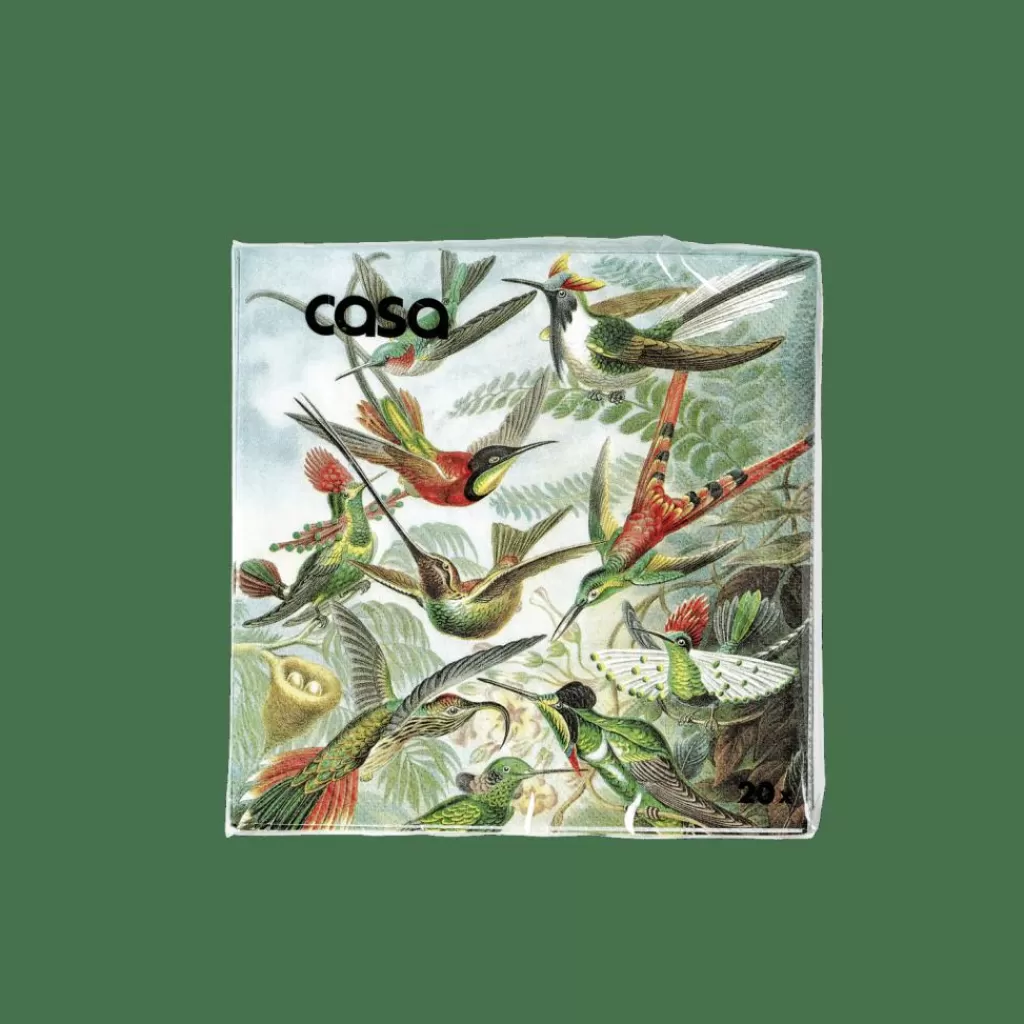 New CASA COLIBRI Guardanapos Conjunto De 20 Multicolor