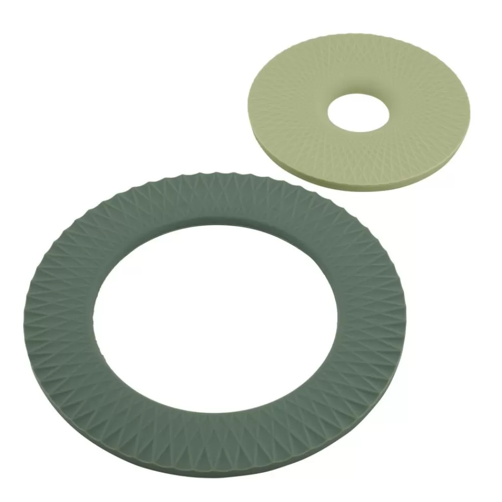 Store CASA CUISINO Base Para Tachos Conjunto De 2 2 Cores Menta, Verde Escuro