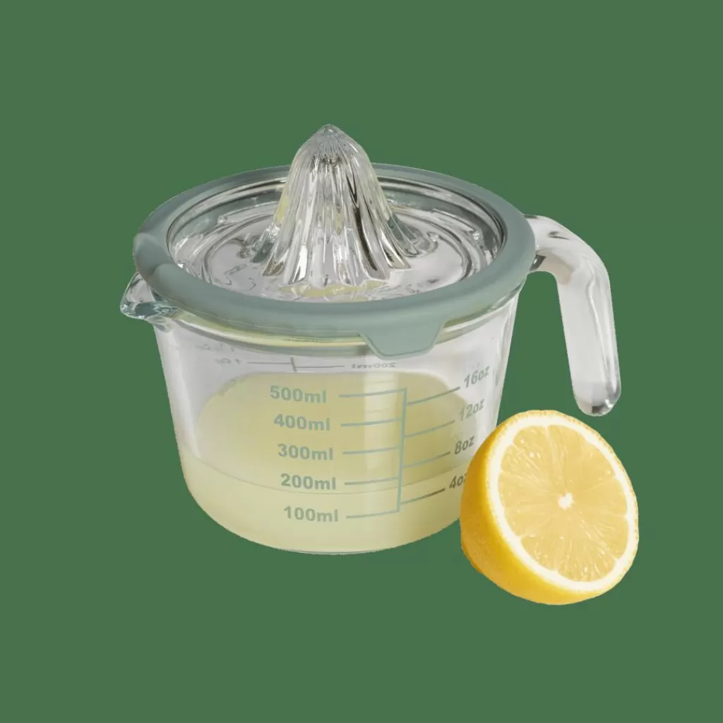 New CASA CUISINO Espremedor Com Copo Medidor 500ml Verde, Transparente