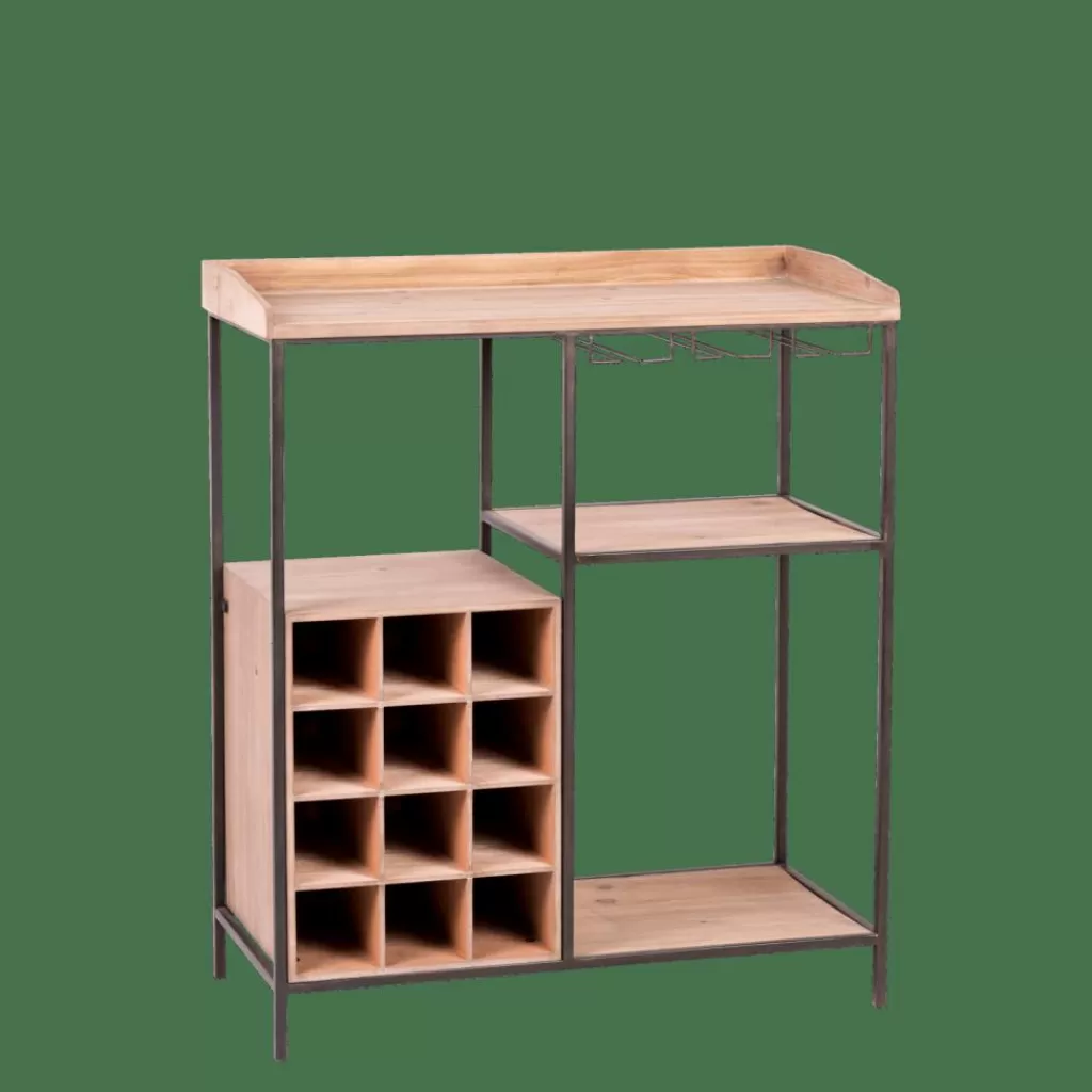 Cheap CASA DAMIAN Estante De Parede Preto