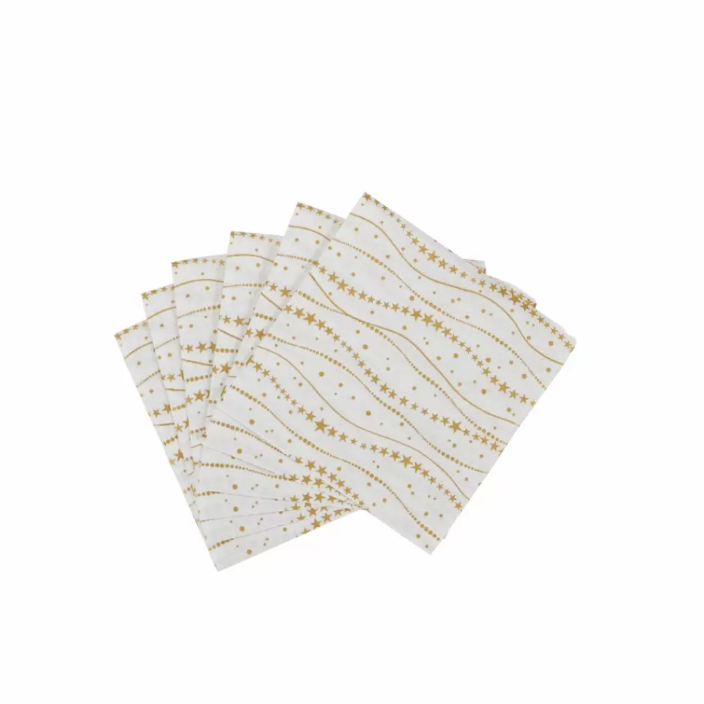 Hot CASA DUNDER Argola Para Guardanapo Dourado