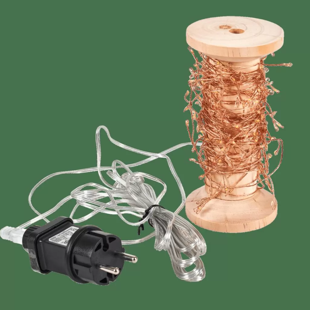 Flash Sale CASA ELLI Grinalda Iluminada Com 200 LEDs Acobreado