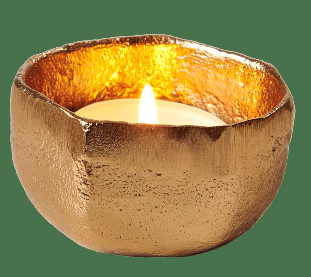 Store CASA ERBA Porta-velas Para Lamparinas Dourado