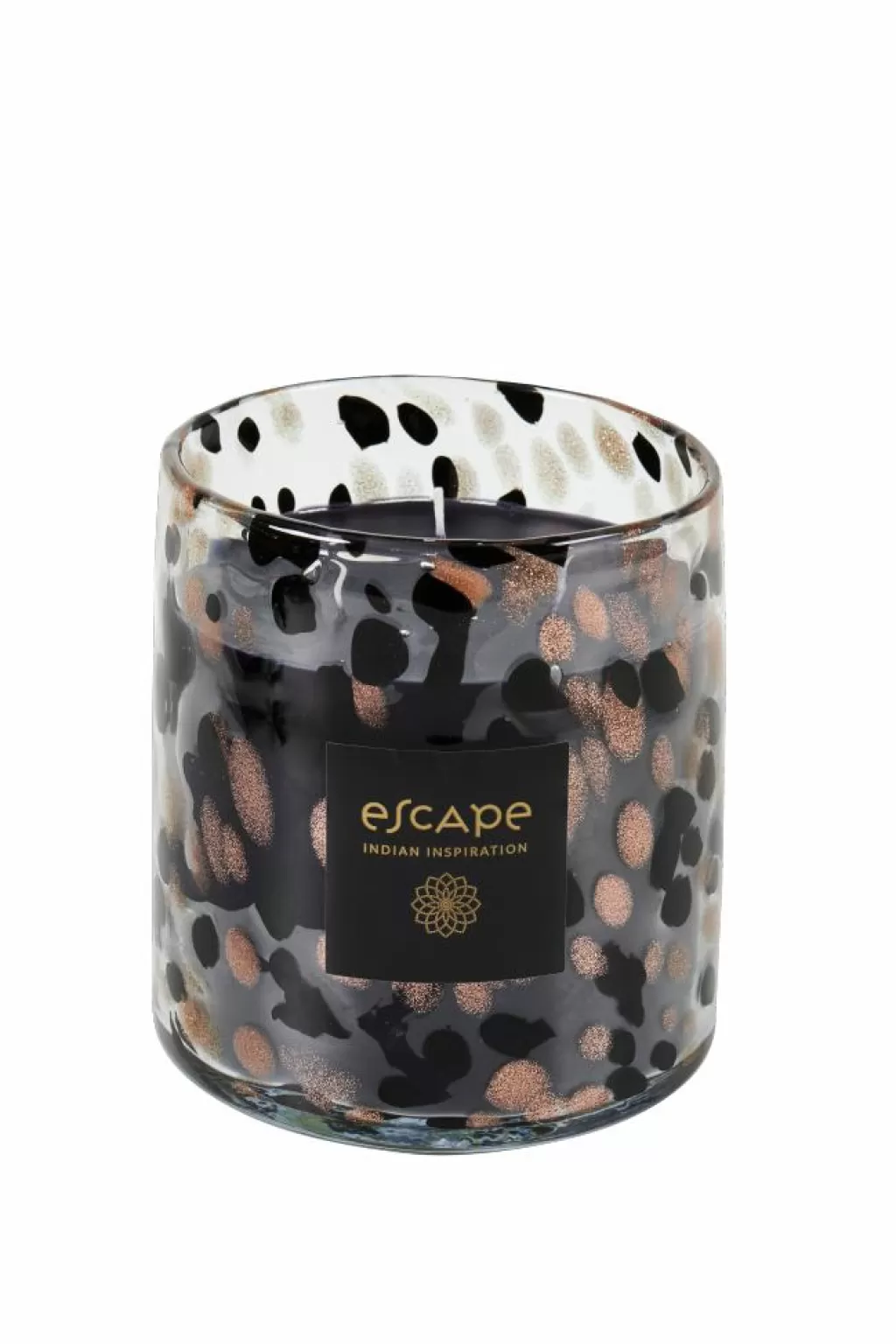 Online CASA ESCAPE INDIAN INSPIRATION Vela Perfumada Em Copo Preto, Acobreado, Multicolor