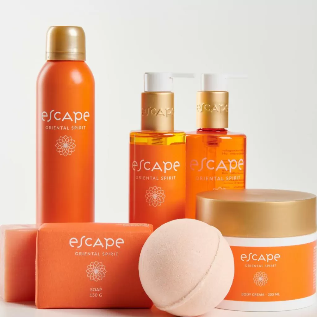 Cheap CASA ESCAPE ORIENTAL SPIRIT Sabonete Em Distribuidor Cor-de-laranja