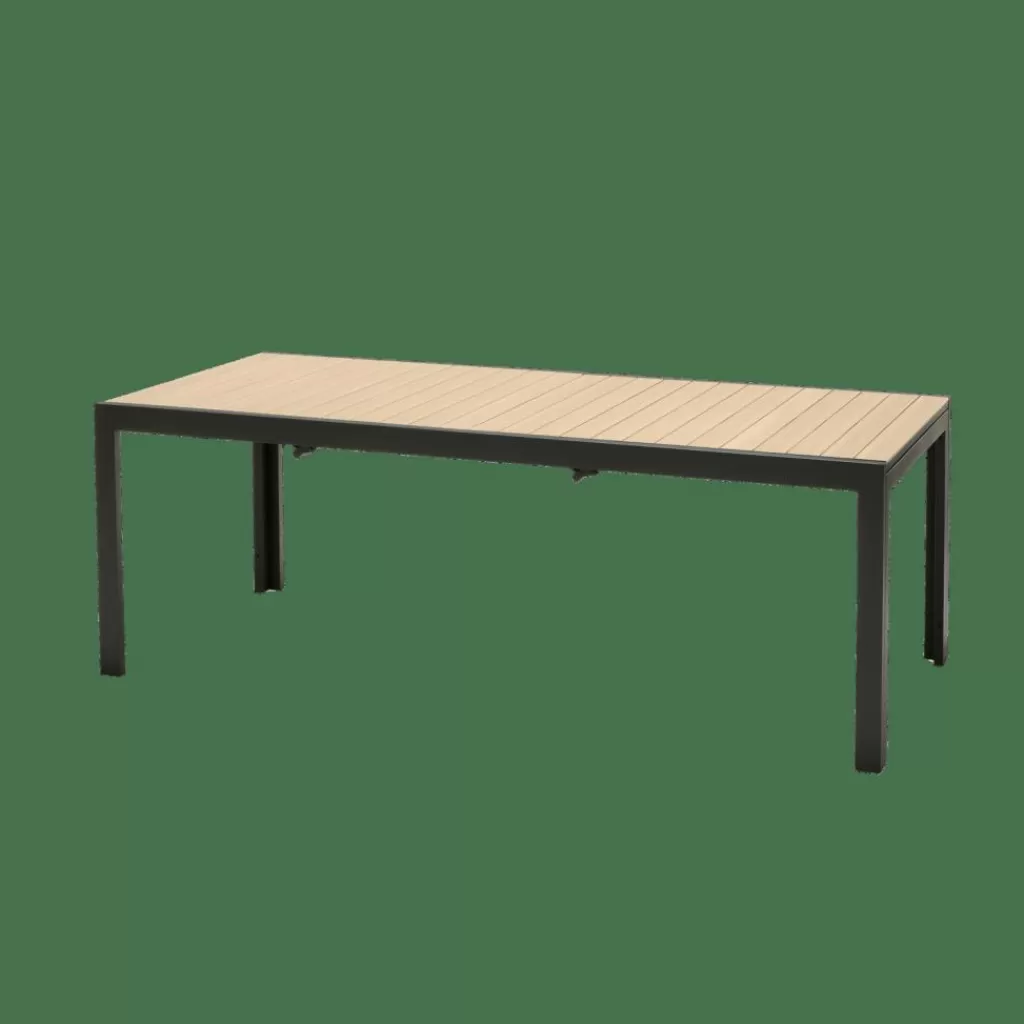 Discount CASA ETHAN Mesa Extensível Preto, Natural