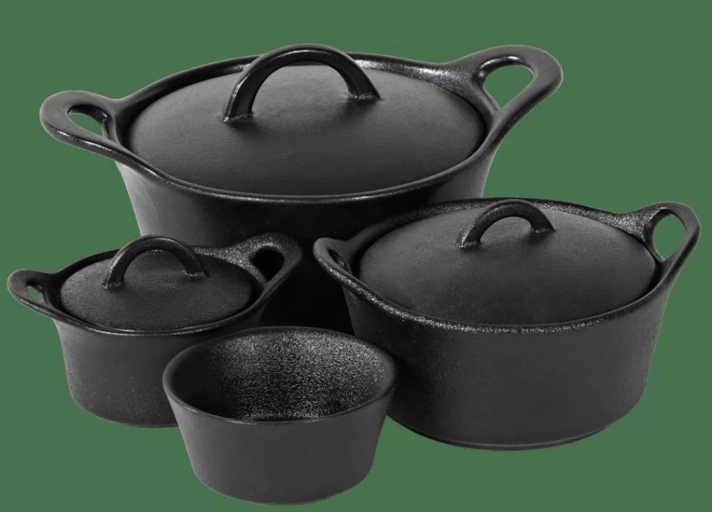 Discount CASA FERO Tacho Para Forno Com Tampa 40 CL Preto
