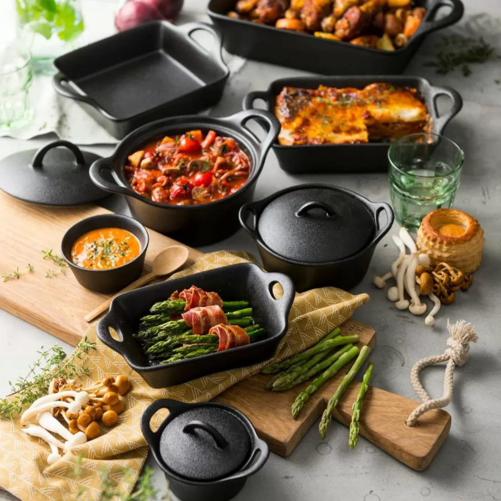 Clearance CASA FERO Tacho Para Forno Com Tampa 80 CL Preto