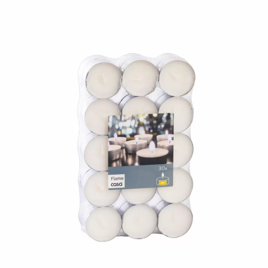 Outlet CASA FLAME Maxi Velas Para Lamparinas Branco