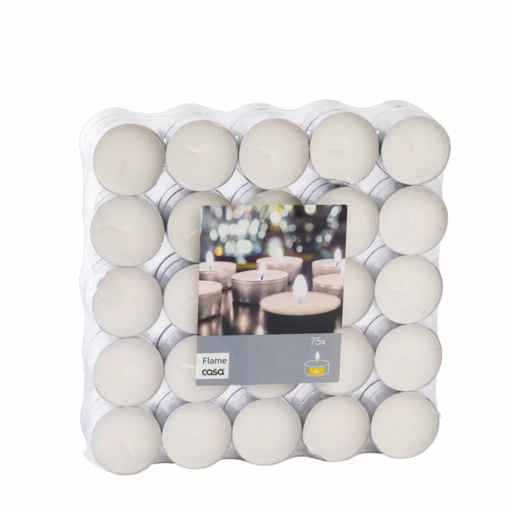 Outlet CASA FLAME Maxi Velas Para Lamparinas Branco