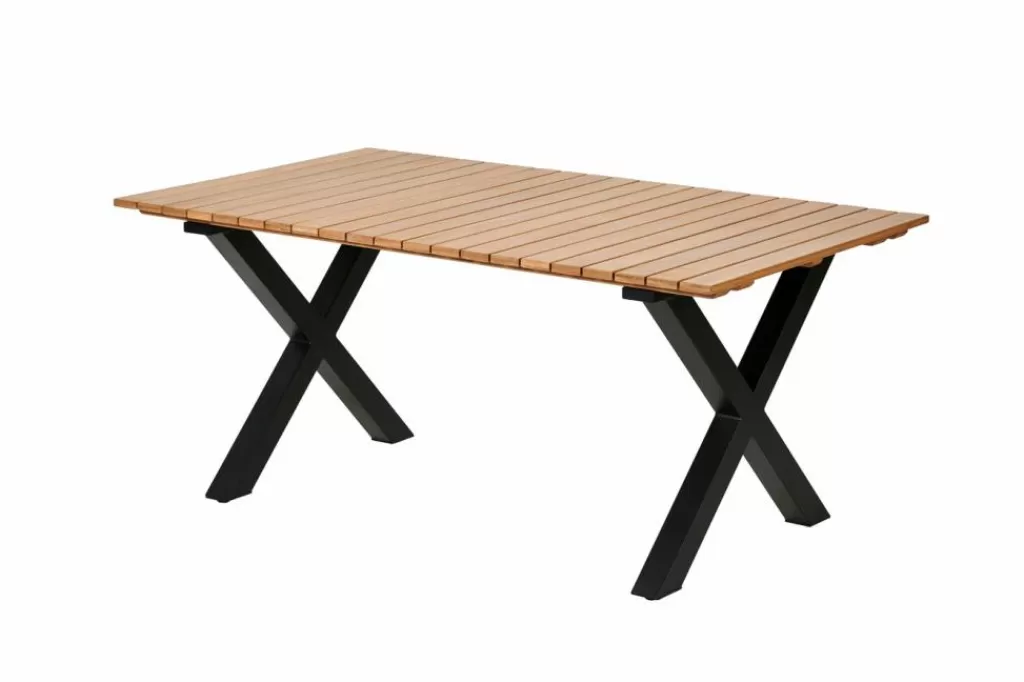 Shop CASA FORMAX Mesa De Jardim Com Pernas Em X Natural/preto