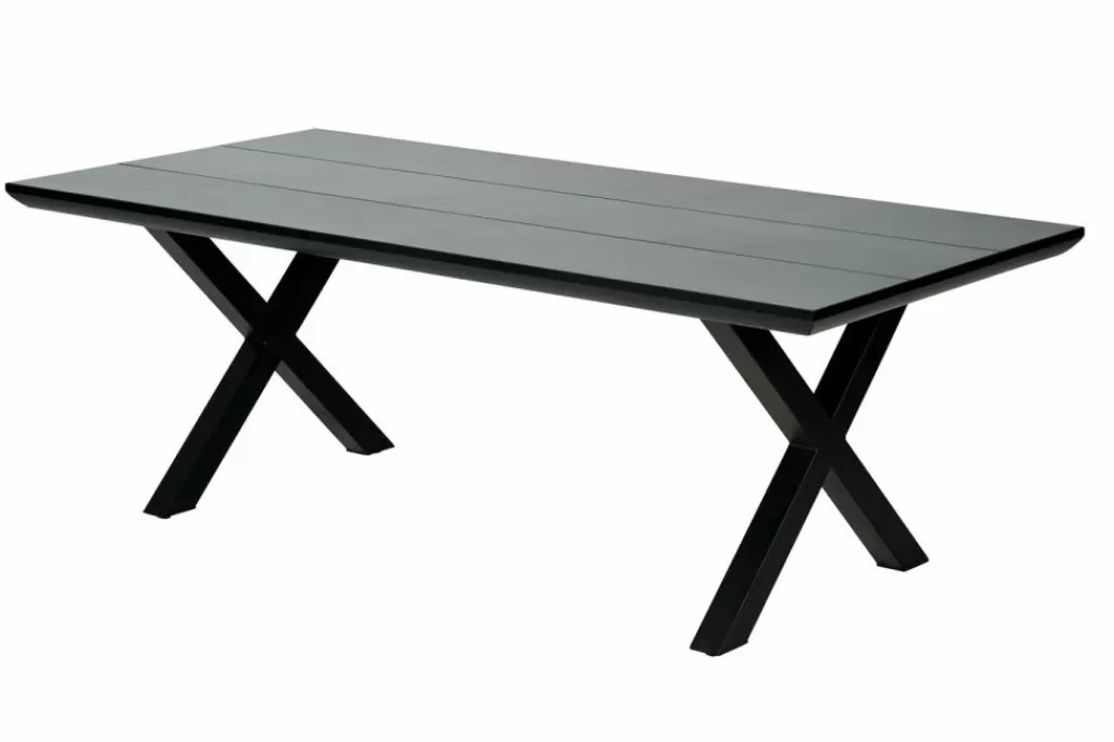 Cheap CASA FORMAX Mesa De Jardim Com Pernas Em X Preto