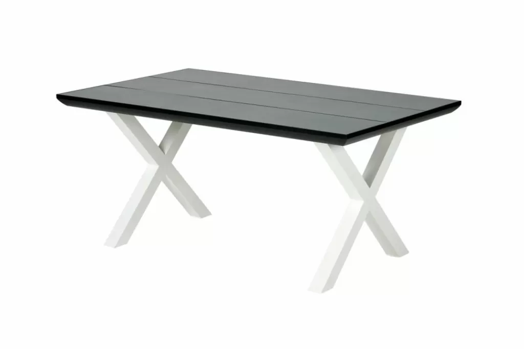 Hot CASA FORMAX Mesa De Jardín Con Patas En X Negro/blanco