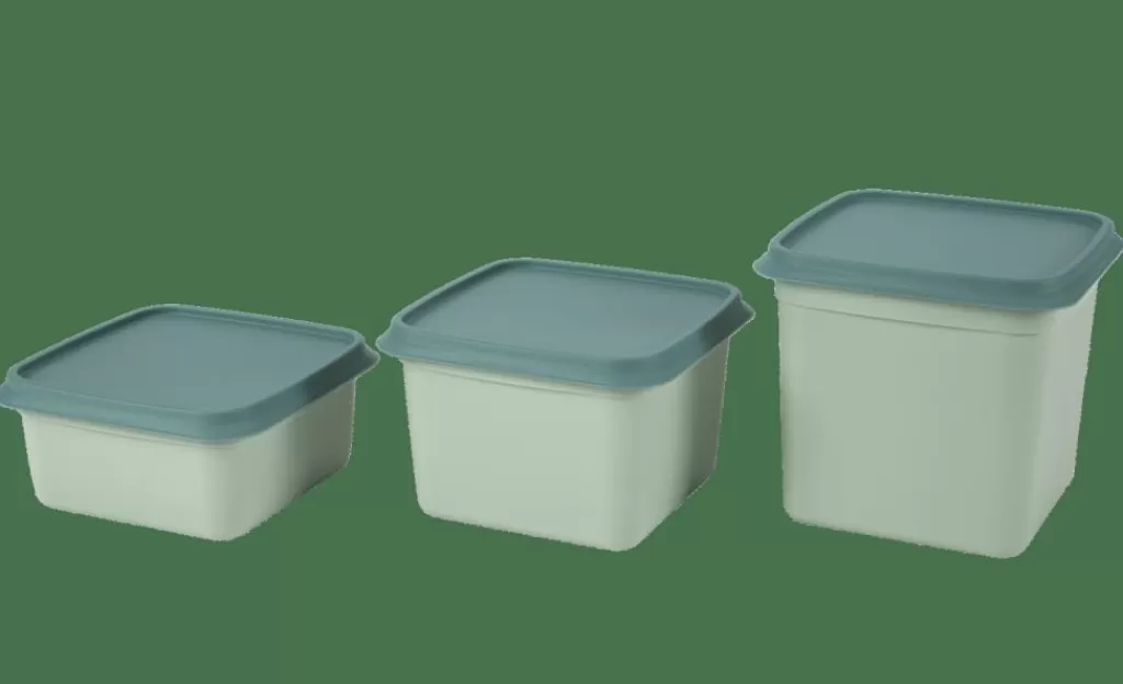 Hot CASA FREEZER 10 Caixas Para Congelador Menta, Verde Escuro