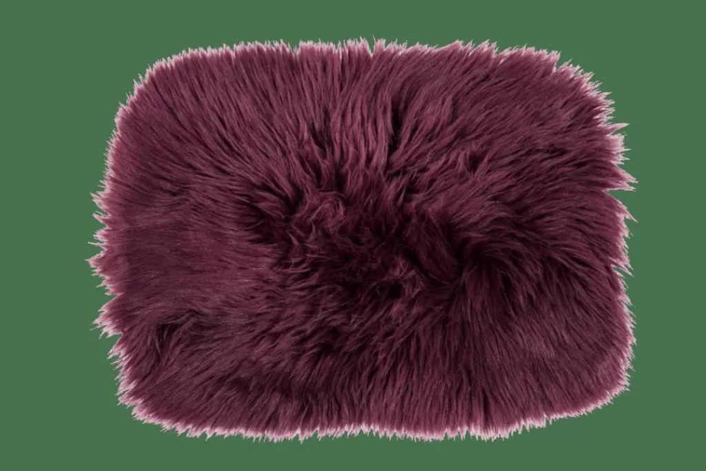 Clearance CASA FUR Individual Vermelho Escuro