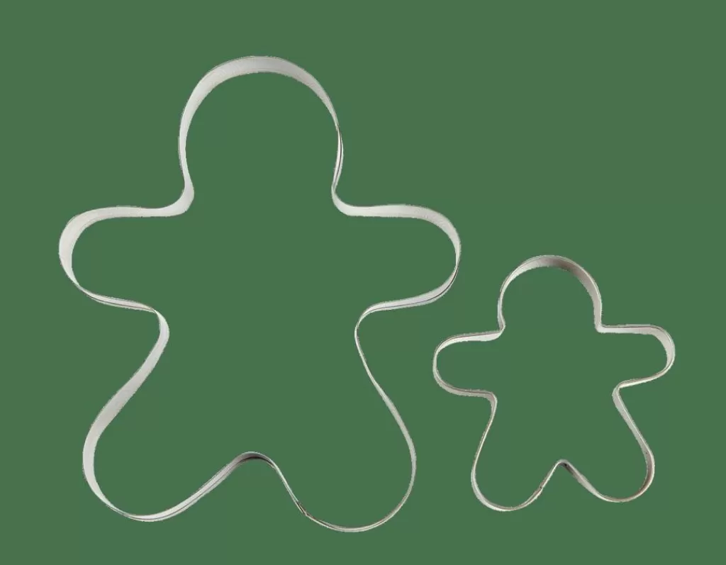 Best CASA GINGERBREAD Formas Conjunto De 2 Prateado