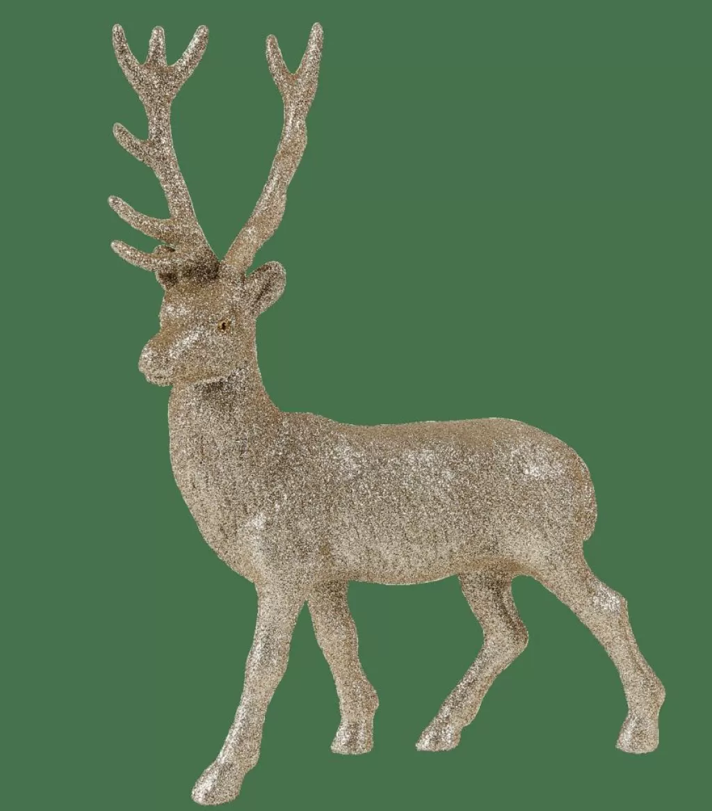 Hot CASA GOLD DEER Decoração Em Pé Dourado