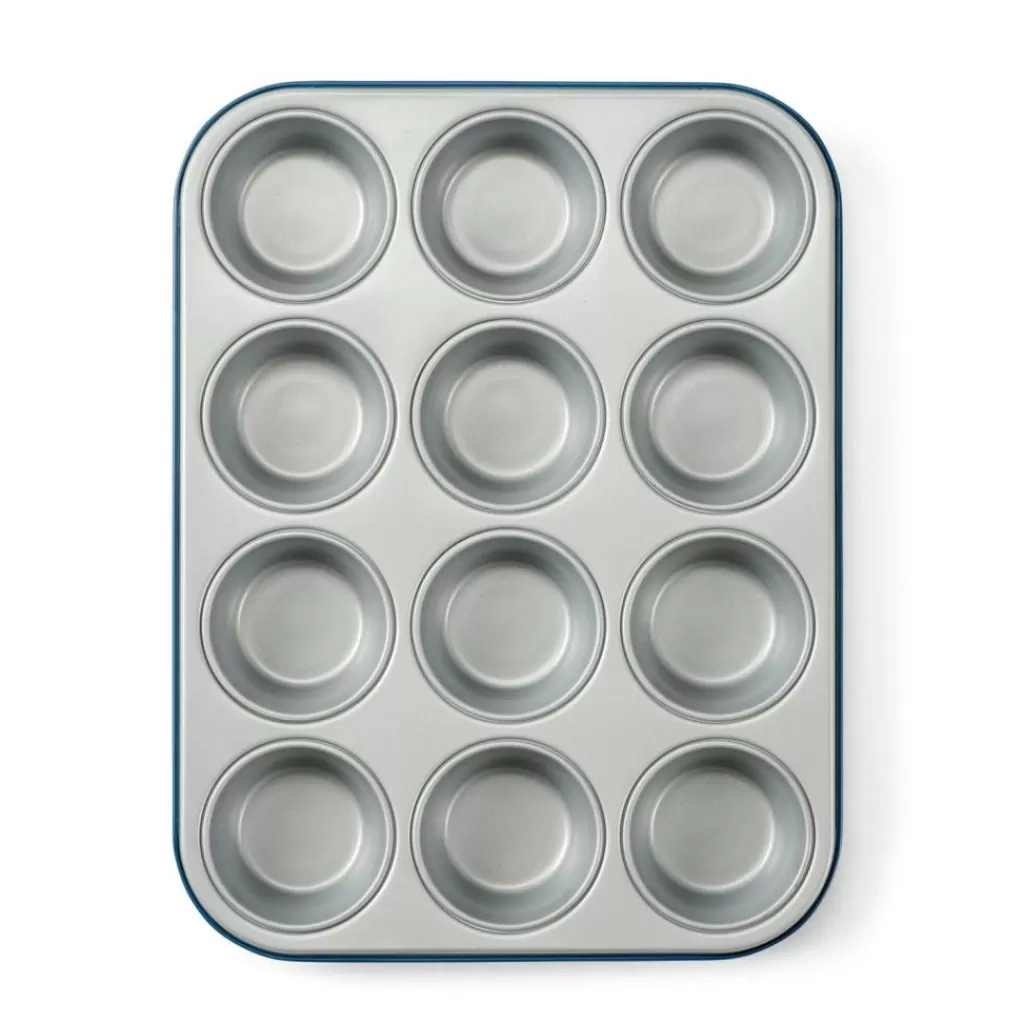 Fashion CASA GREENBAKE Forma Para 12 Muffins Azul