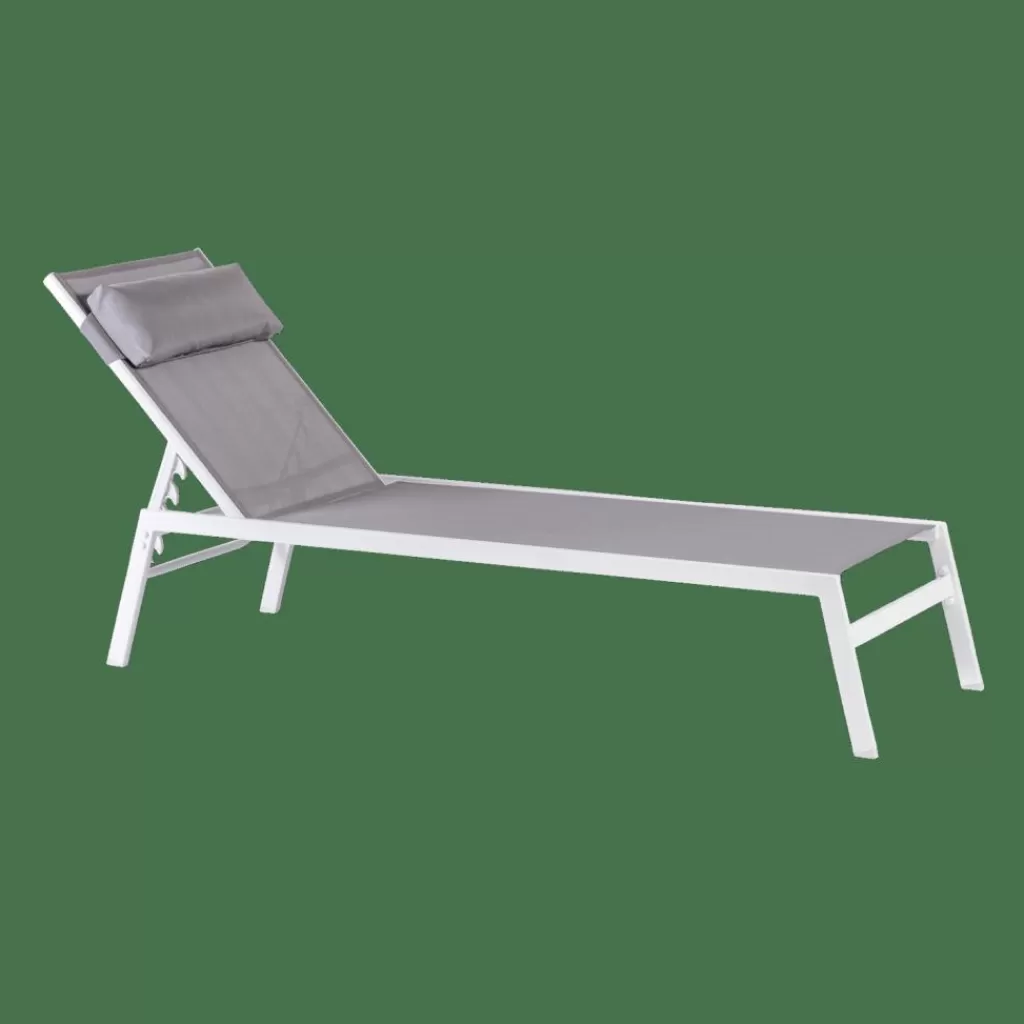 Discount CASA HUGO Espreguiçadeira Branco, Cinzento