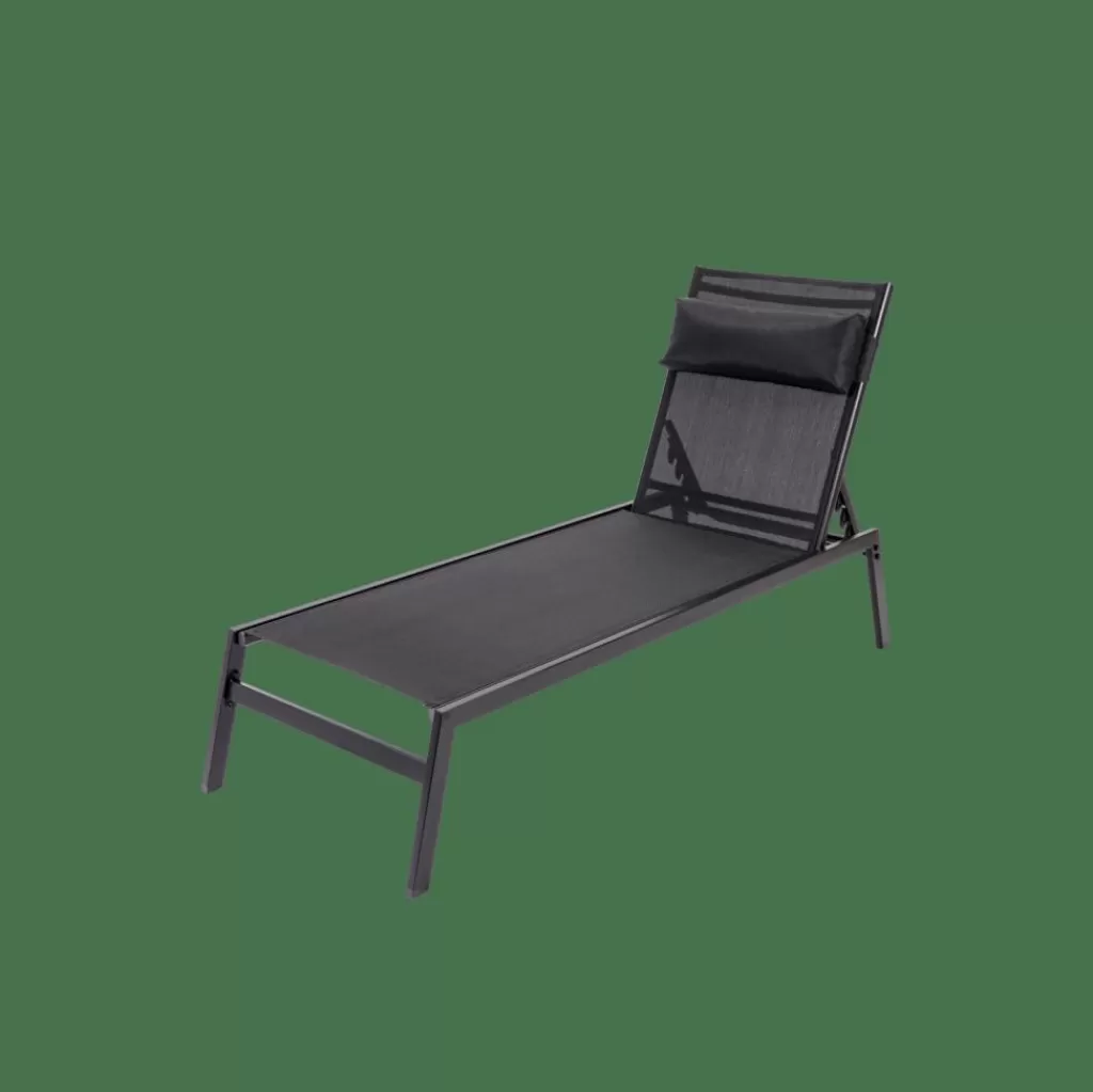 Best CASA HUGO Espreguiçadeira Conjunto De 2 Preto