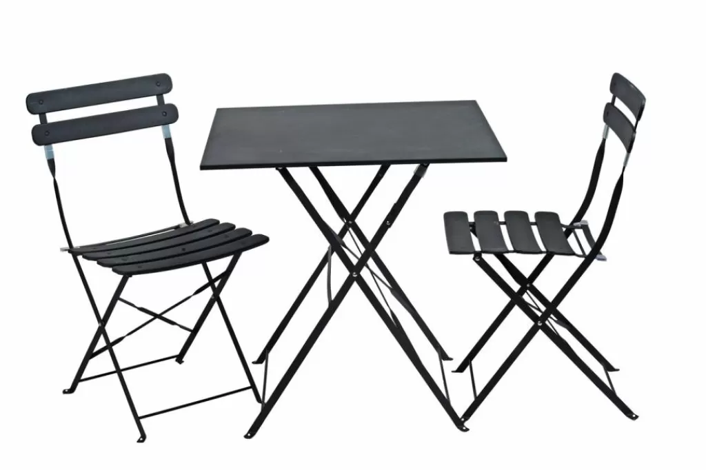Online CASA IMPERIAL Conjunto Bistro Quadrado Preto