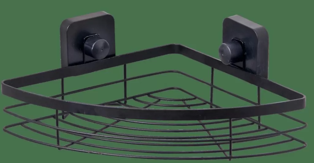 Online CASA INDUSTRIA Cesto Canto P/duche Com Ventosas Preto