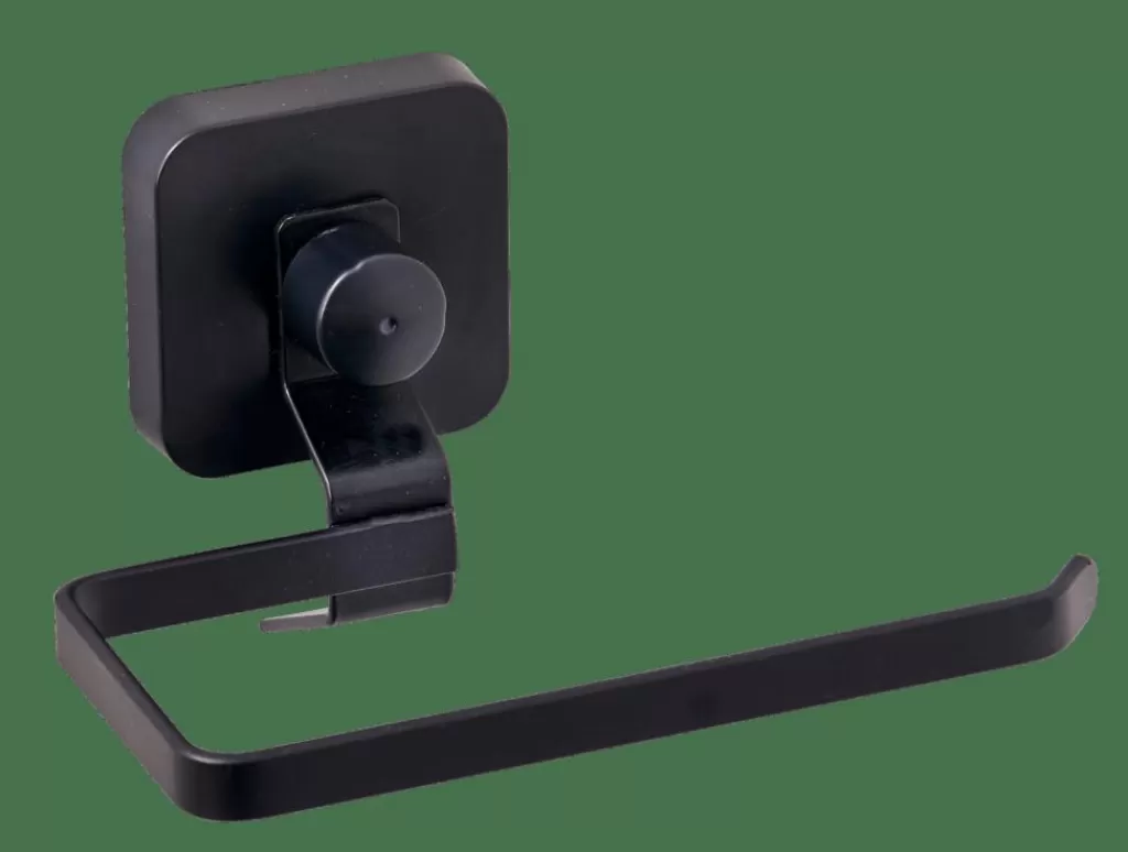 Sale CASA INDUSTRIA Portapapel Higiênico Com Ventosa Preto