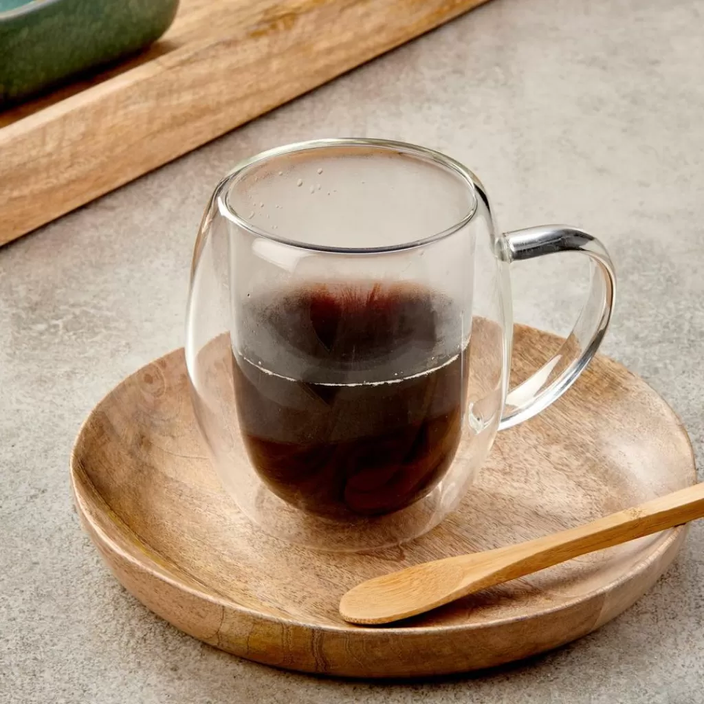 Hot CASA LAGOM Caneca Parede Dupla 30 CL Transparente