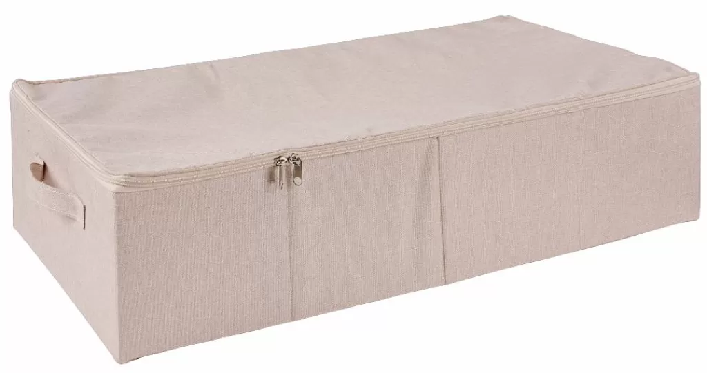 Flash Sale CASA LINOLUX Saco De Arrumação XL Fecho De Correr Bege