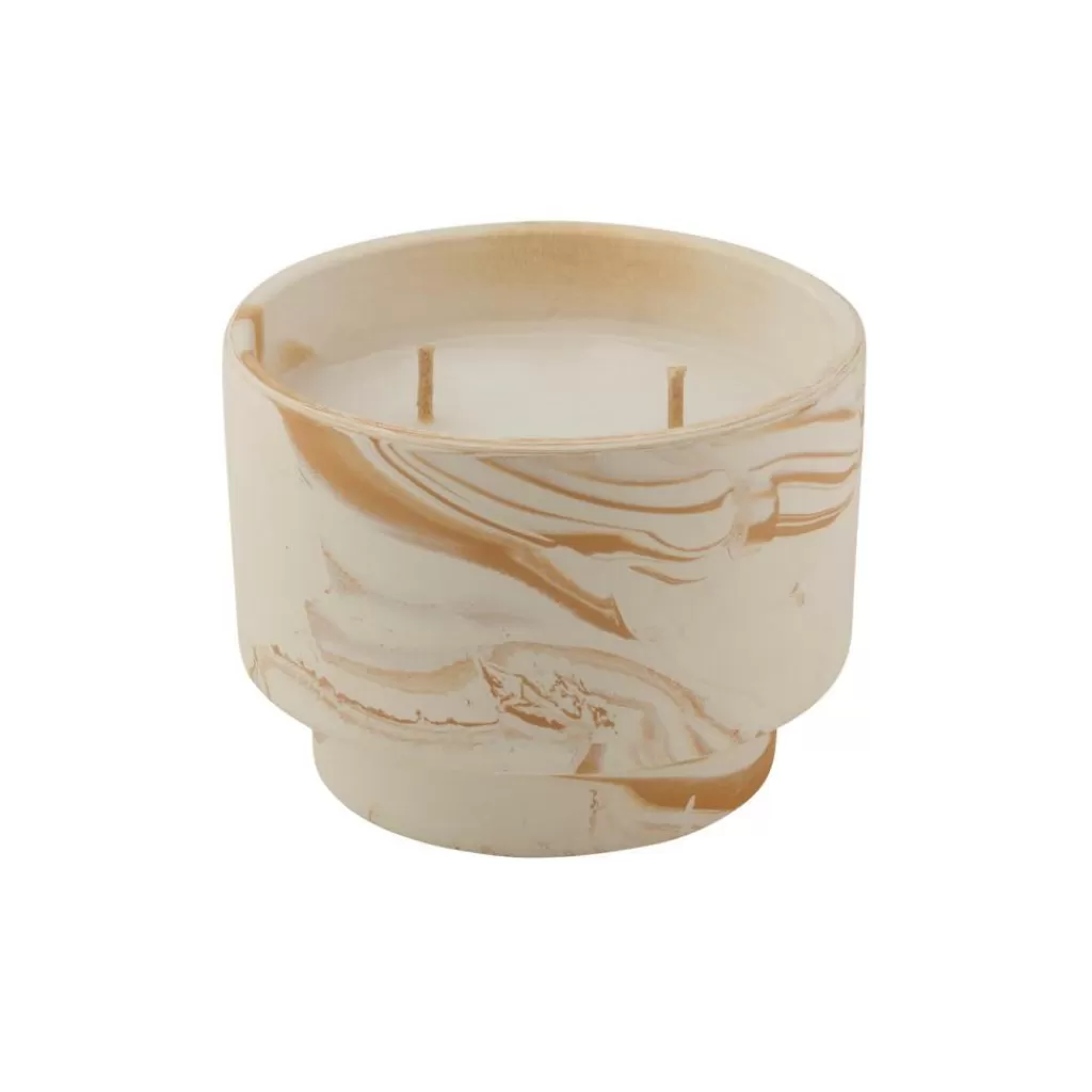 Best CASA MARBLE Vela Para Exterior Branco, Cor-de-laranja