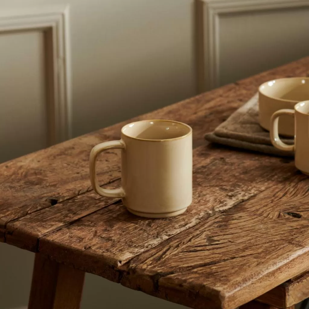 Shop CASA MINERAL SAND Caneca Com Orelha 30 CL Bege