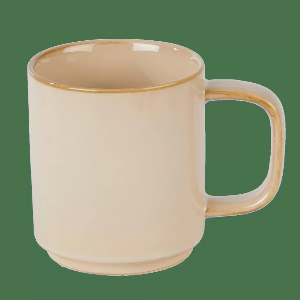 Shop CASA MINERAL SAND Caneca Com Orelha 30 CL Bege
