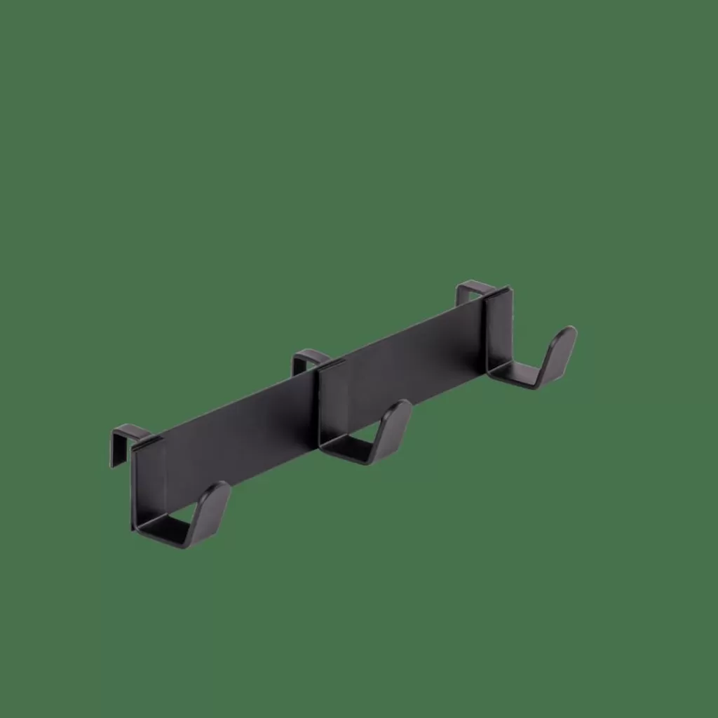 Shop CASA MODULAR Cabide Com 3 Ganchos Preto