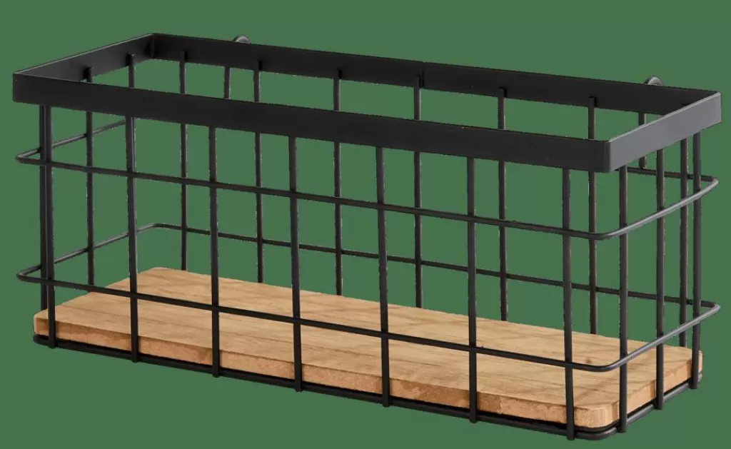 Best Sale CASA MODULAR Cesto De Fios Preto