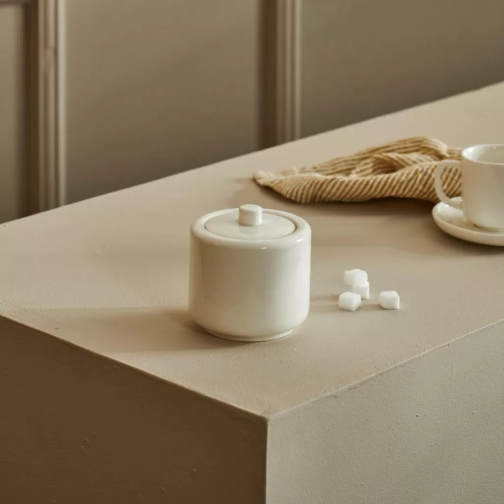 Store CASA MOON Açucareiro Com Tampa Branco
